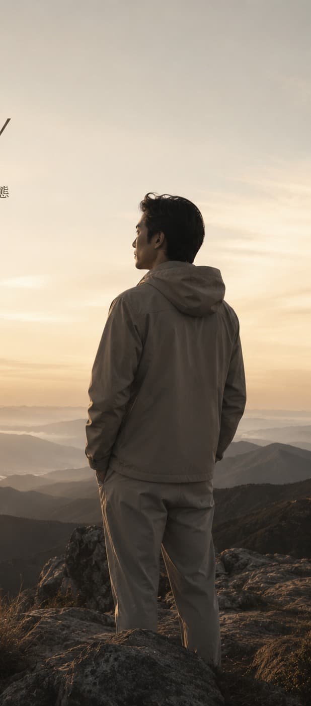 山中的清晨狀態